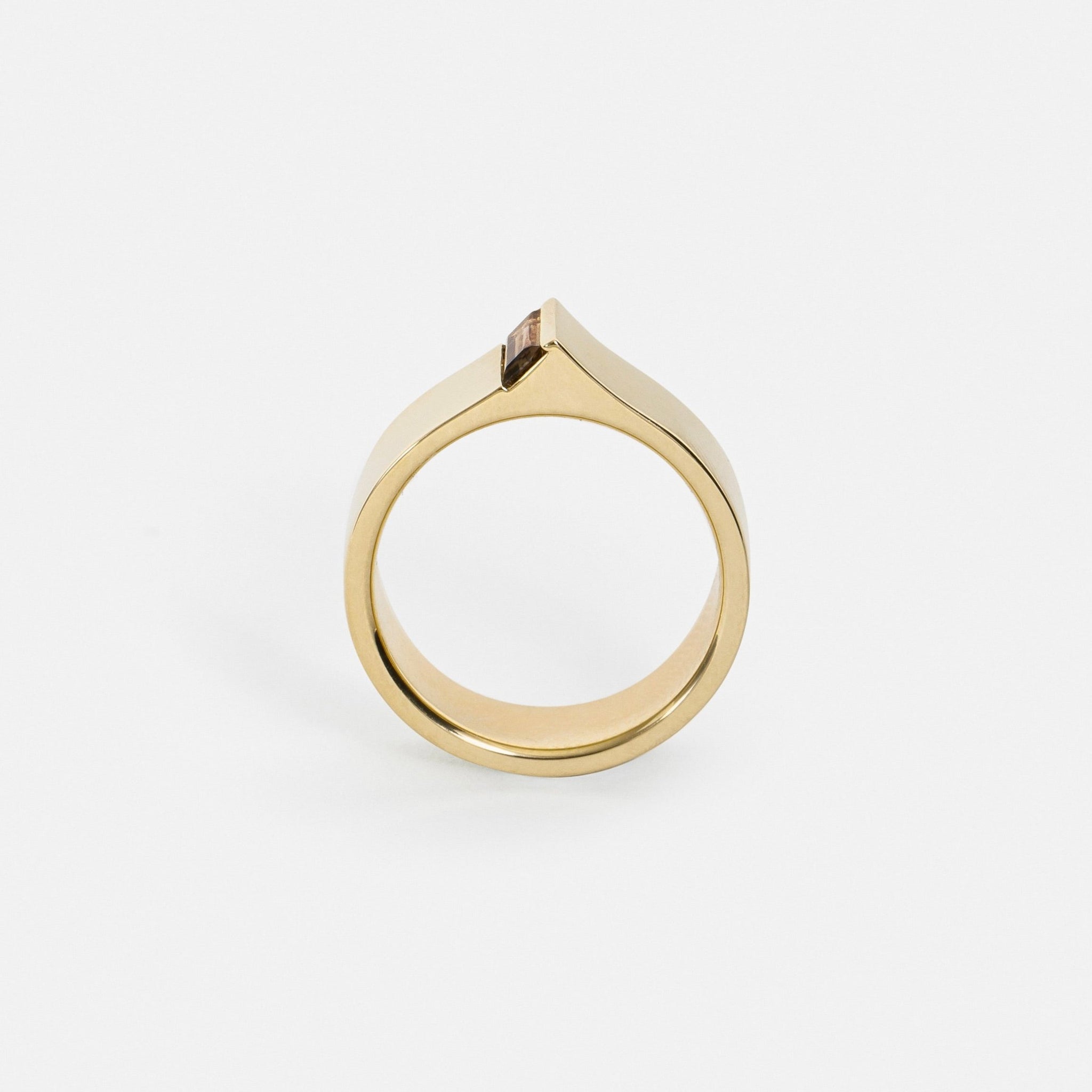 7mm Braga Ring with Quartz