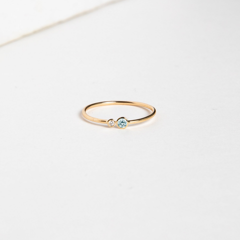 Kiki Ring with Aquamarine